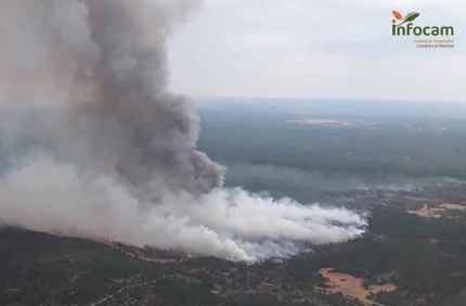Controlado el incendio de El Recuenco tras arrasar unas 80 hectáreas