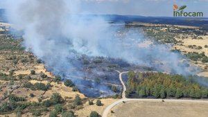 Extinguido el incendio declarado la semana pasada en Riofrío del Llano