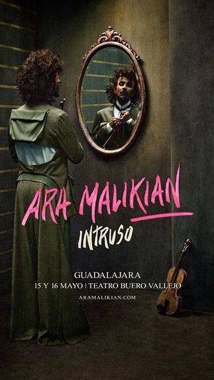 Ara Malikian llevará su gira Intruso al Teatro Buero Vallejo de Guadalajara el 15 y 16 de mayo