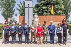 La alcaldesa de Guadalajara celebra San Fernando en el Parque de Ingenieros