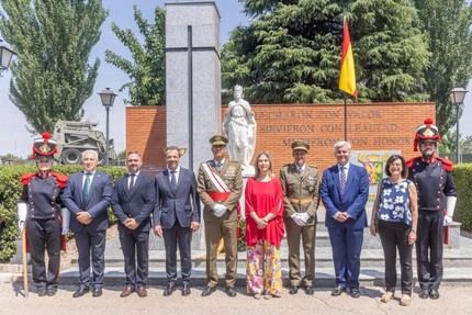 La alcaldesa de Guadalajara celebra San Fernando en el Parque de Ingenieros