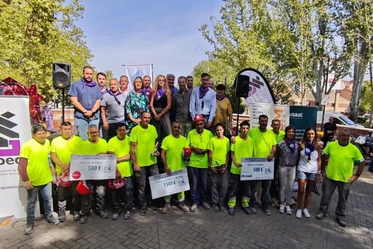 Alcaldesa premia a los ganadores del XXI Concurso de Albañilería en Guadalajara