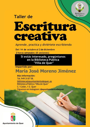 La Biblioteca de Quer lanza un Taller de Escritura Creativa para adultos