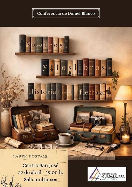 La Diputación de Guadalajara celebra el Día del Libro con un encuentro sobre lecturas memorables