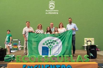 Cinco colegios reciben la Bandera Verde de Ecoescuela en Alovera