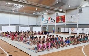 Éxito rotundo de la Escuela Municipal de Gimnasia Rítmica en la liga escolar