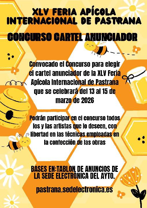 Convocan concurso para el cartel de la XLV Feria Apícola de Pastrana