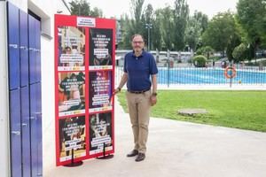 Campaña de concienciación en la piscina de San Roque por el Día Mundial contra la Trata de Personas