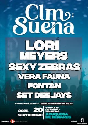Lori Meyers ofrecerá un concierto en Azuqueca el 20 de septiembre, junto a Sexy Zebras, Vera Fauna, Fontán y Set Deejays