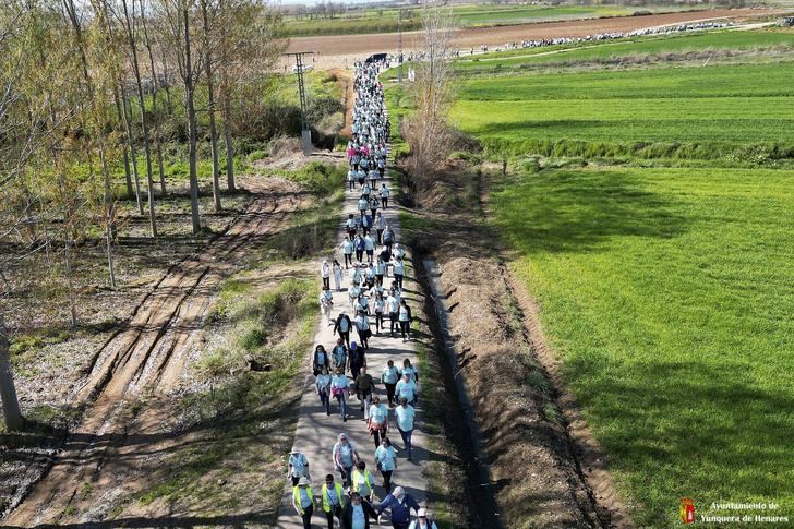 Más de 1.150 personas participan en la XII Marcha de la Mujer de Yunquera de Henares