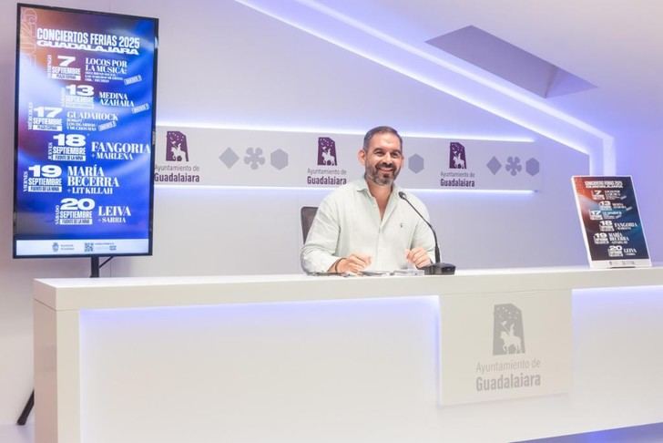 Conciertos de María Becerra, Leiva y Fangoria en las Ferias de Guadalajara 2025