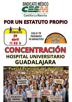 Continúan las movilizaciones para exigir un Estatuto Médico Propio