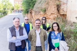 Arrancan las obras del muro de contención en el entorno del Palacio Multiusos de Guadalajara, que durarán cuatro meses