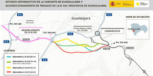 Transportes aprueba la variante de Guadalajara y mejora la N-320