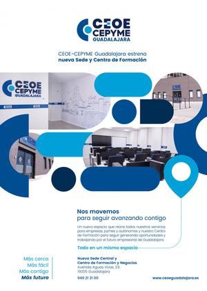 CEOE-CEPYME Guadalajara estrena de nuevas instalaciones para continuar trabajando y creciendo junto al sector empresarial de la provincia