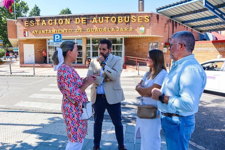 Núñez reclama a la Junta retomar el proyecto de rehabilitación de la estación de autobuses de Guadalajara para que sea una instalación digna, moderna y funcional