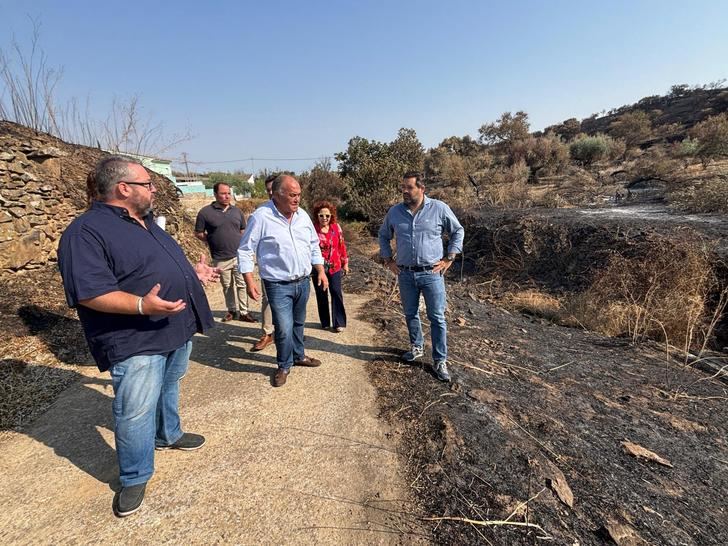 Núñez exige al Gobierno de Page que ponga sobre la mesa las ayudas necesarias para la recuperación de las zonas afectadas por los incendios