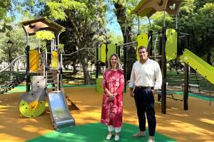 El Ayuntamiento renueva integralmente dos de las áreas infantiles del Parque de la Concordia para disfrute de las familias