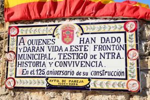 El frontón de Pareja celebra 125 años con un torneo de frontenis de primer nivel