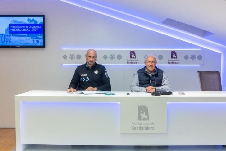 La Policía Local de Guadalajara presenta un balance positivo de 2024 con menos accidentes y más agentes