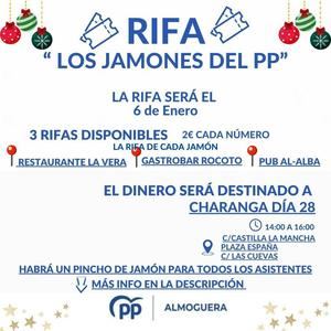 El PP censura la actitud sectaria del alcalde de Almoguera que este año ha decidido prohibir el vermú navideño del PP