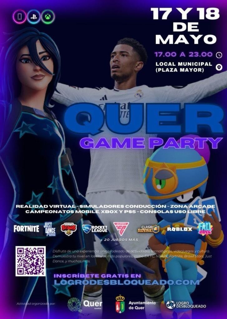 Quer celebra la 4ª Quer Game Party el 17 y 18 de mayo