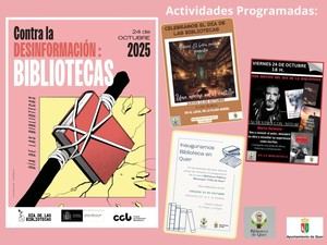 Quer conmemora el Día Internacional de las Bibliotecas con actividades culturales para todos