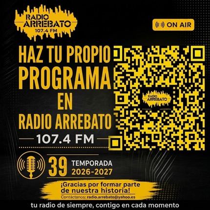 RADIO ARREBATO abre su convocatoria a nuevos programas para la temporada 2025-2026