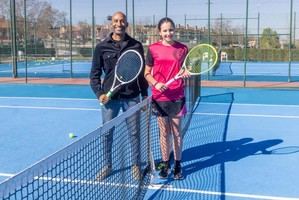 Cuatro pistas de tenis renovadas en la Ciudad de la Raqueta de Guadalajara