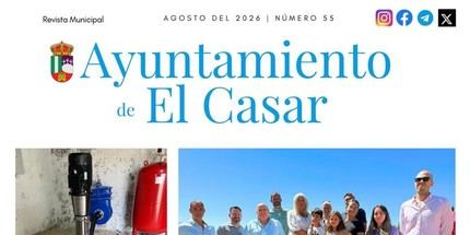 Nueva revista de agosto del Ayuntamiento de El Casar ya disponible