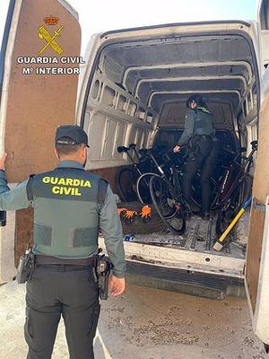 Un detenido en Saúca por el robo de 8 bicicletas valoradas en 33.000 euros