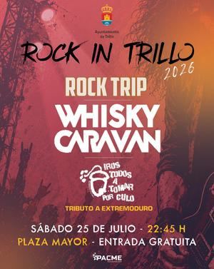 Whisky Caravan encabeza el cartel del Rock in Trillo 2026 junto a Rock Trip y el mejor tributo a Extremoduro
