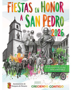 Más de medio centenar de actos componen el programa de las Fiestas de San Pedro 2026 en Yunquera