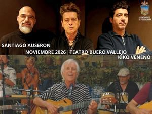 Santiago Auserón y Kiko Veneno, dos conciertos imprescindibles en Guadalajara en el mes de noviembre