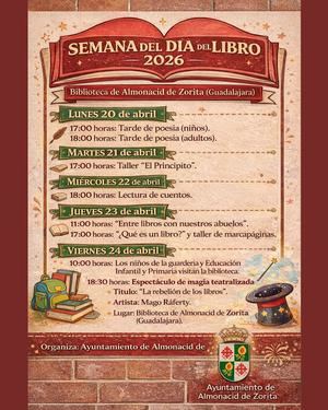 Almonacid de Zorita celebra el Día del Libro con una semana llena de actividades para todas las edades