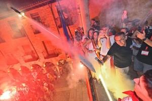 Sigüenza da inicio a las fiestas de San Roque y la Virgen de la Mayor con un emotivo chupinazo