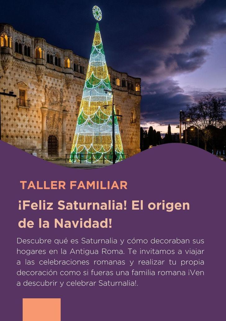 Nuevo taller navideño familiar: ¡Feliz Saturnalia! El origen de la Navidad
