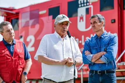 Tamajón sitúa la recuperación de la Sierra Norte como prioridad tras el incendio