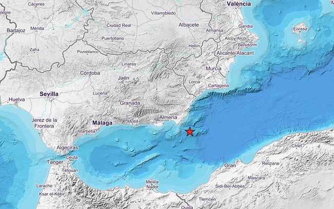 Un seísmo de magnitud 5,5 registrado en la costa de Almería se hace notar la provincia de Albacete
