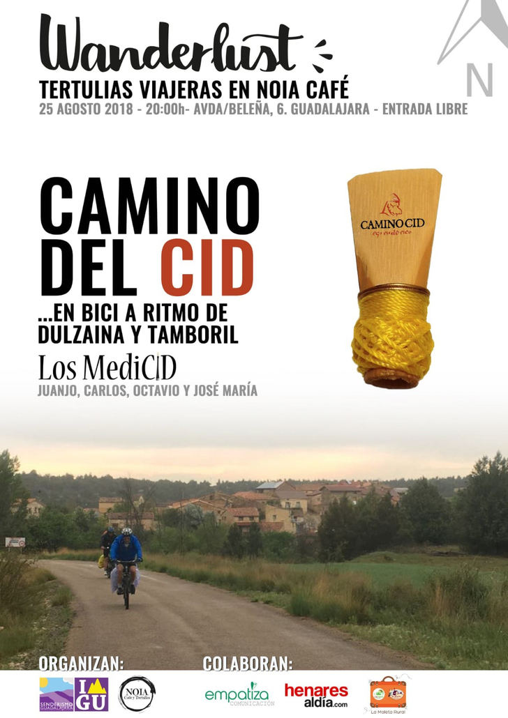 Los MediCid protagonistas de la próxima tertulia viajera Wanderlust dedicada al Camino del Cid