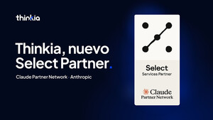 Thinkia se incorpora como Select partner al programa Claude Partner Network de Anthropic