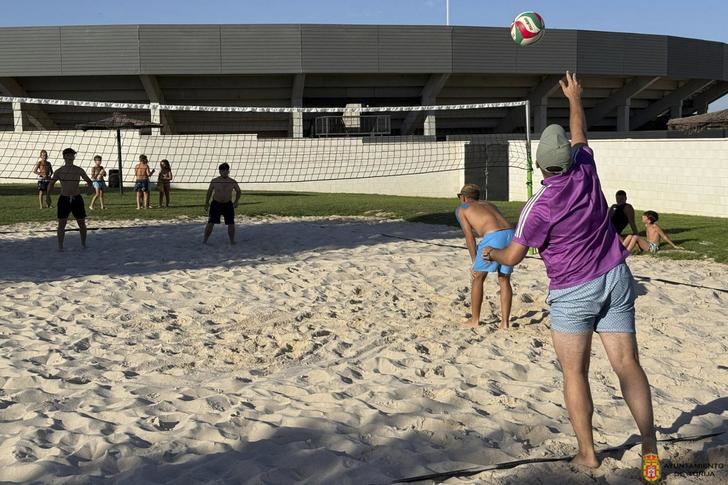 Gran torneo de vóley playa organizado por el CD Torija