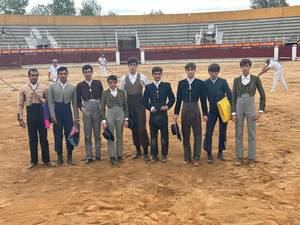 Jaime Torija destaca con dos orejas en la clase práctica celebrada en Sigüenza