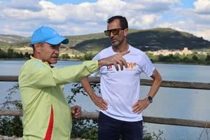 Pareja recupera su triatlón de la mano del campeón paralímpico Dani Molina