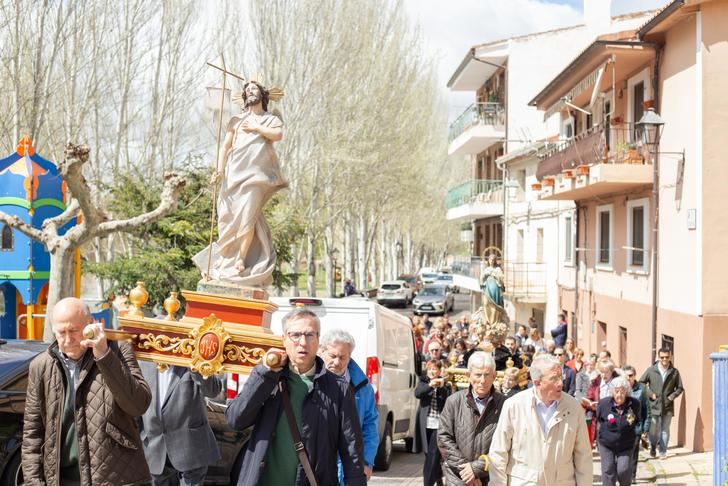 La Procesión del Encuentro puso fin a una inestable pero multitudinaria Semana Santa en Trillo