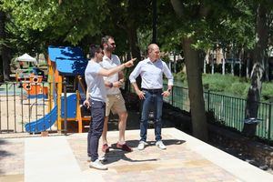 El PP de la Diputación visita Trillo para conocer de primera mano el avance de las obras del puente sobre el Tajo