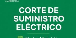 Corte de luz programado en El Coto por mantenimiento de Iberdrola