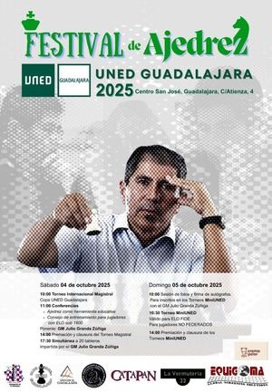 Festival de Ajedrez en UNED Guadalajara
