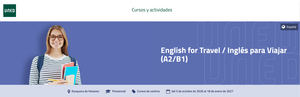El Aula en Azuqueca de la UNED acogerá el curso “English for Travel/Inglés para viajar”