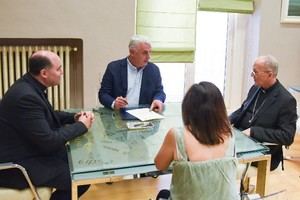 Diputación y Obispado firman convenio para restaurar 14 iglesias en 2025